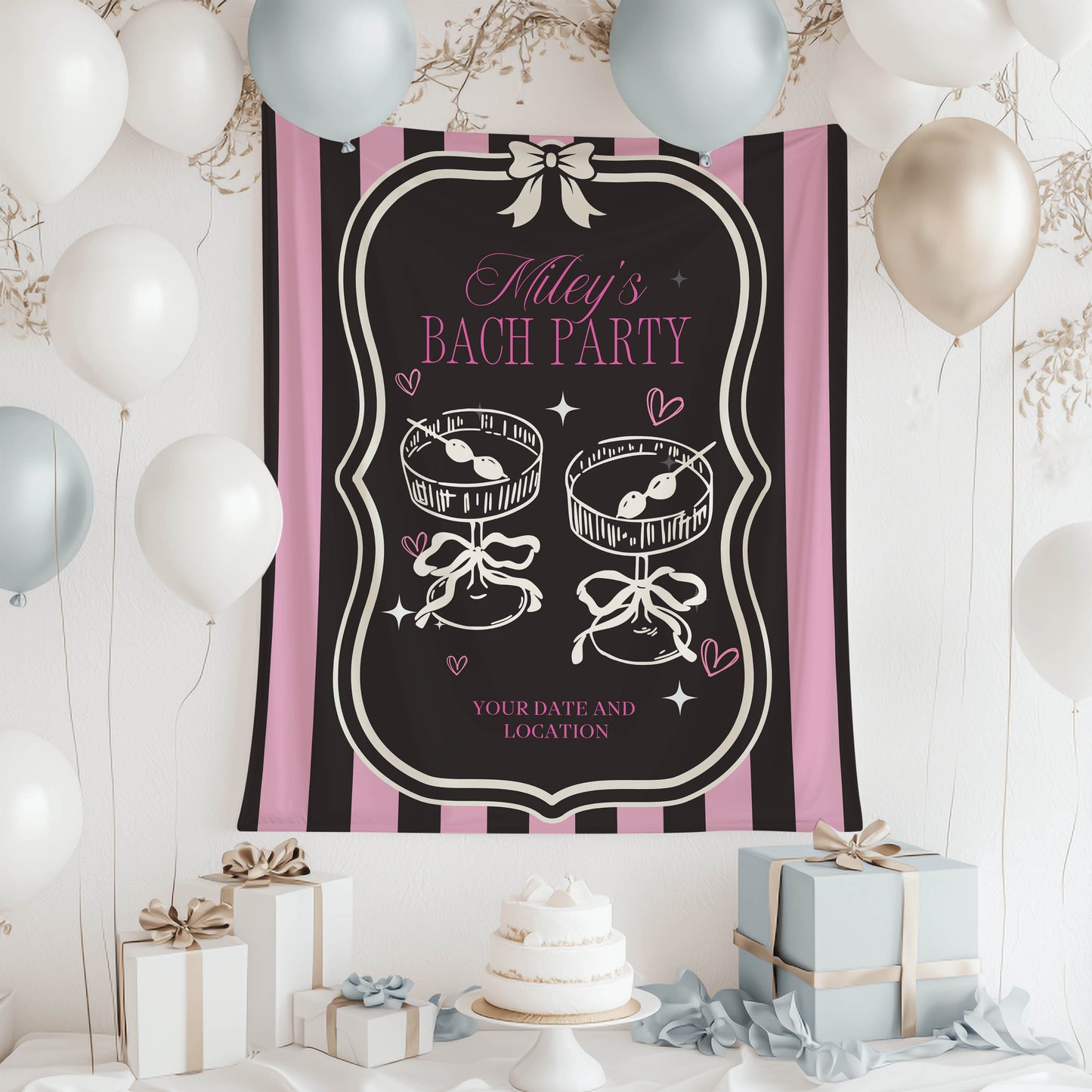 Disco Cowgirl Banner– Custom Bach Décor | #31