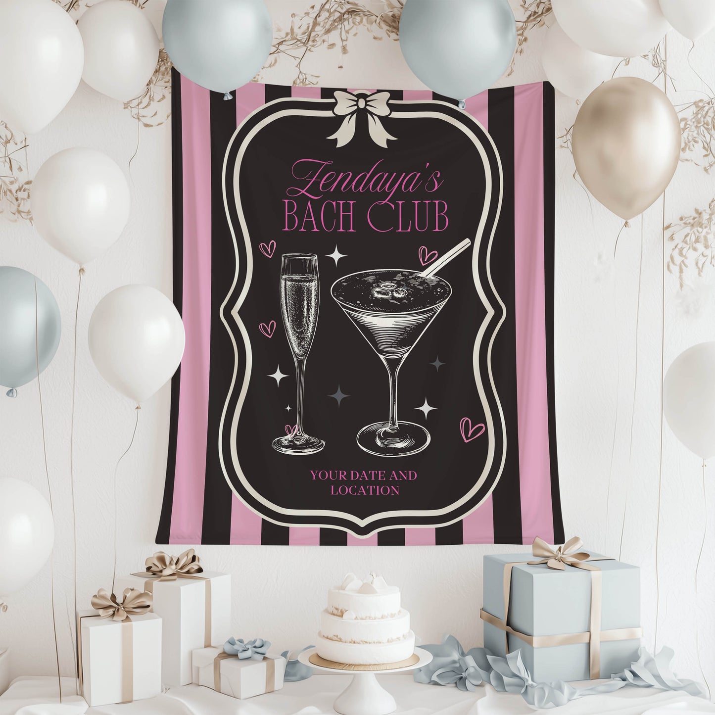 Disco Cowgirl Banner– Custom Bach Décor | #31