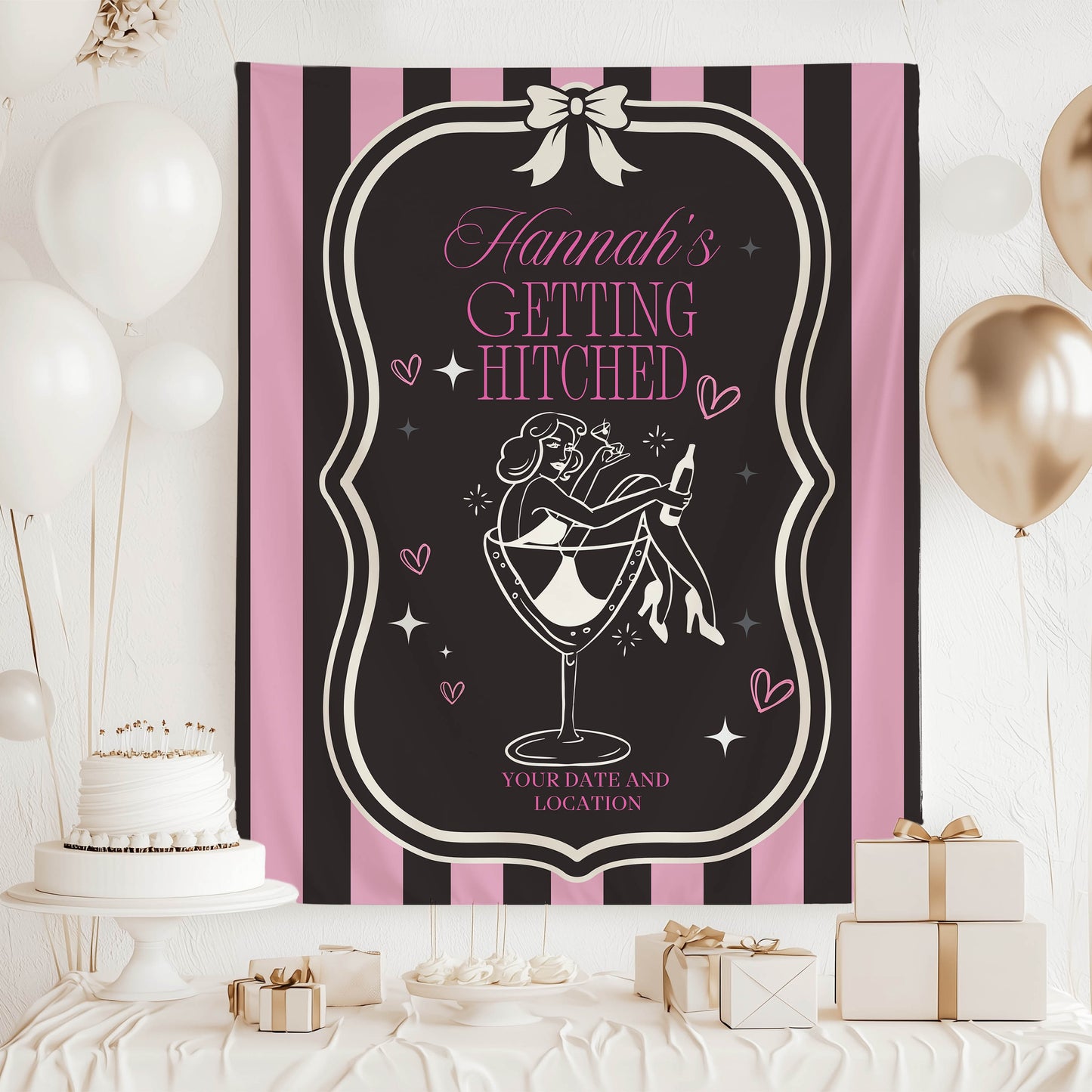 Disco Cowgirl Banner– Custom Bach Décor | #31