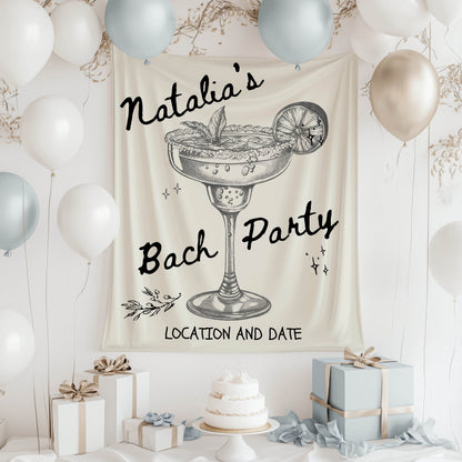 Trendy Bachelorette Banner-– Custom Bach Décor | #32