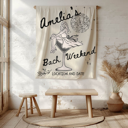 Trendy Bachelorette Banner-– Custom Bach Décor | #32