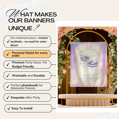 Elegant Party Banner- Bach Era Banner– Custom Bach Décor-Mix themes | #33