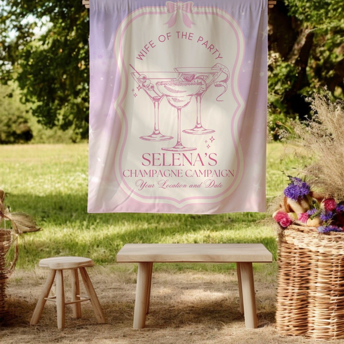 Elegant Party Banner- Bach Era Banner– Custom Bach Décor-Mix themes | #33