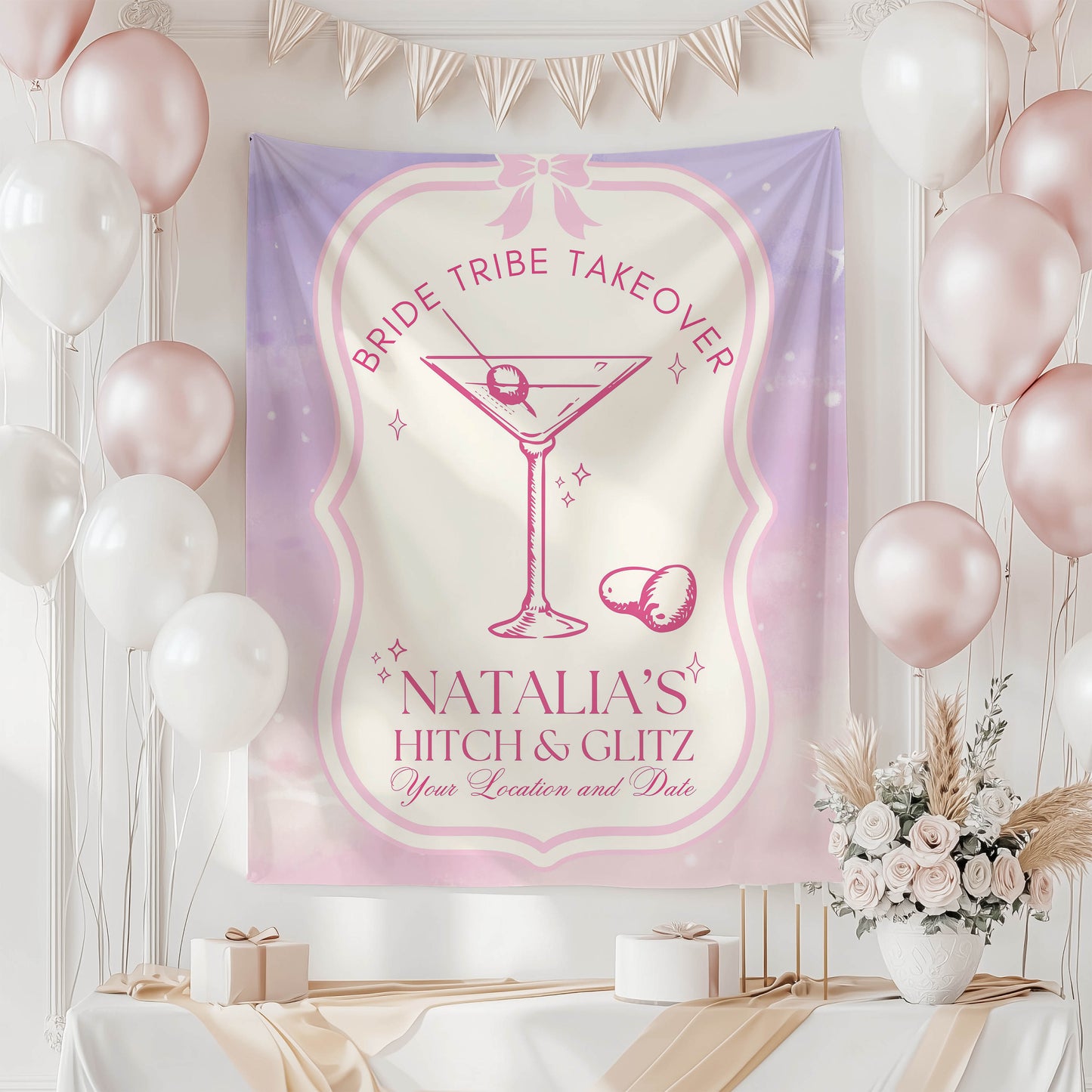 Elegant Party Banner- Bach Era Banner– Custom Bach Décor-Mix themes | #33