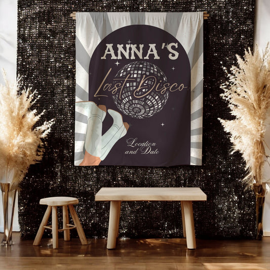 Disco Bachelorette Party Decor: Vibrant disco-themed decor for an unforgettable bachelorette party celebration.