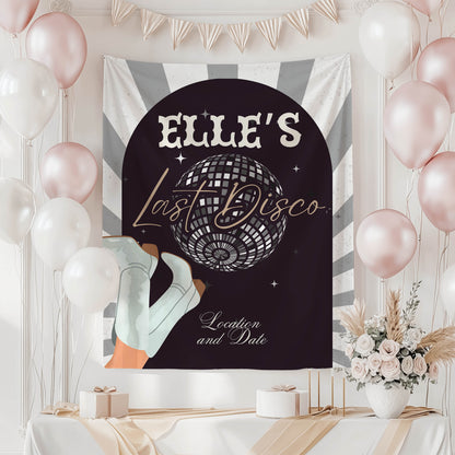 Disco Bachelorette Banner -Casino Bach Party – Custom Bach Décor | #34