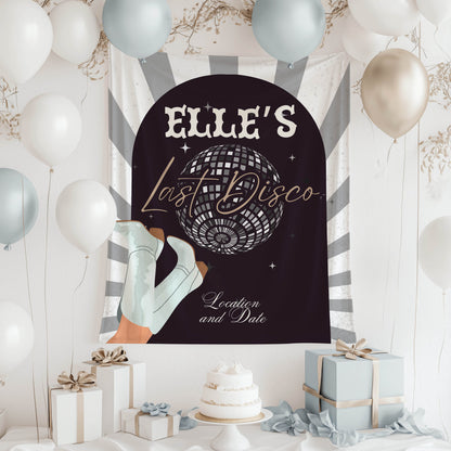 Disco Bachelorette Banner -Casino Bach Party – Custom Bach Décor | #34