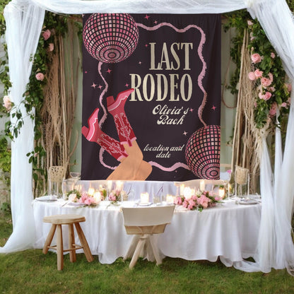 Last Rodeo Bachelorette Banner– Custom Bach Décor | #36
