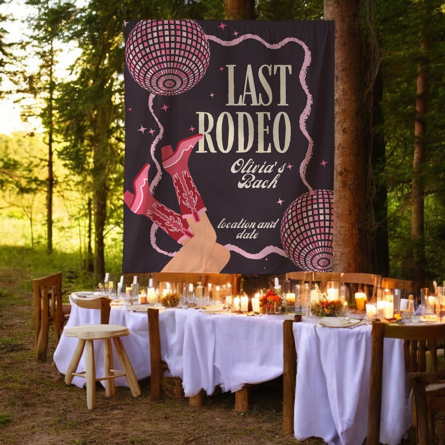 Last Rodeo Bachelorette Banner– Custom Bach Décor | #36