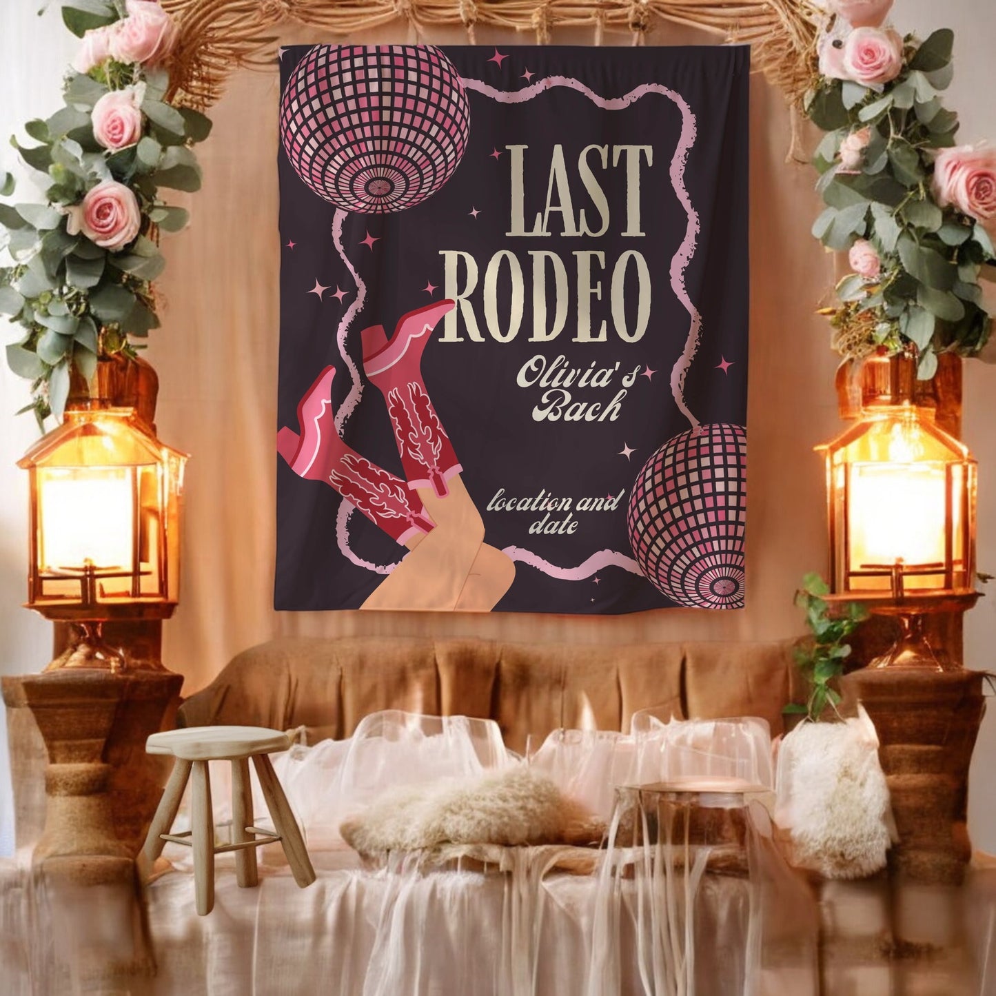 Last Rodeo Bachelorette Banner– Custom Bach Décor | #36