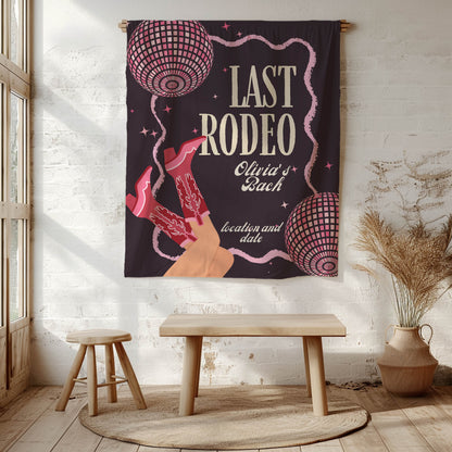 Last Rodeo Bachelorette Banner– Custom Bach Décor | #36