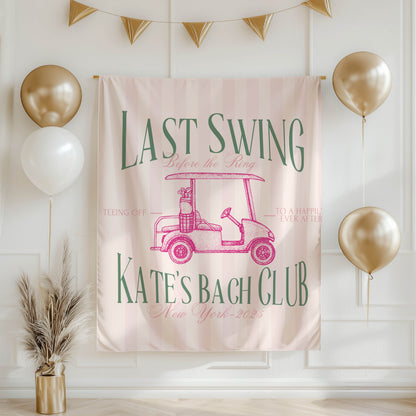 Golf Bachelorette Banner – Custom Bach Décor | #43