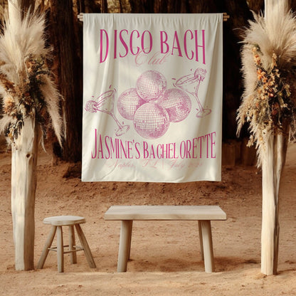 Disco Bachelorette Banner – Custom Bach Décor | #44