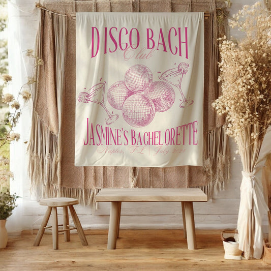 Disco Bachelorette Banner – Custom Bach Décor | #44