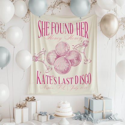 Disco Bachelorette Banner – Custom Bach Décor | #44
