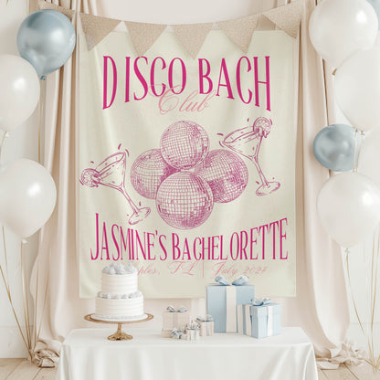 Disco Bachelorette Banner – Custom Bach Décor | #44
