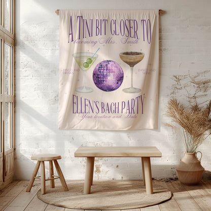 Cocktail Bachelorette Banner – Custom Bach Décor | #45