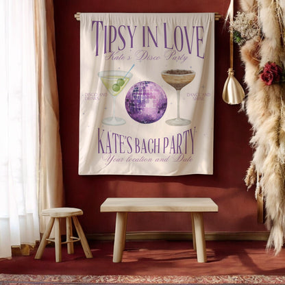 Cocktail Bachelorette Banner – Custom Bach Décor | #45