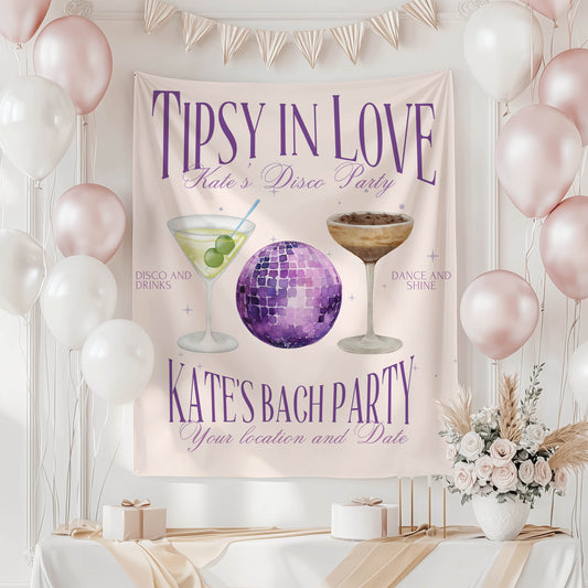 Cocktail Bachelorette Banner – Custom Bach Décor | #45