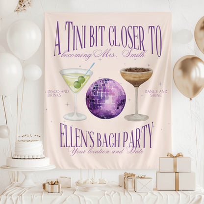 Cocktail Bachelorette Banner – Custom Bach Décor | #45
