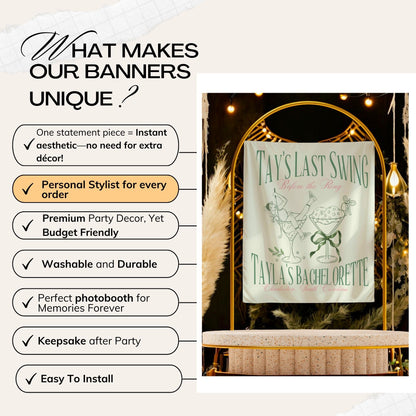 Golf Bachelorette Banner – Custom Bach Décor | #46