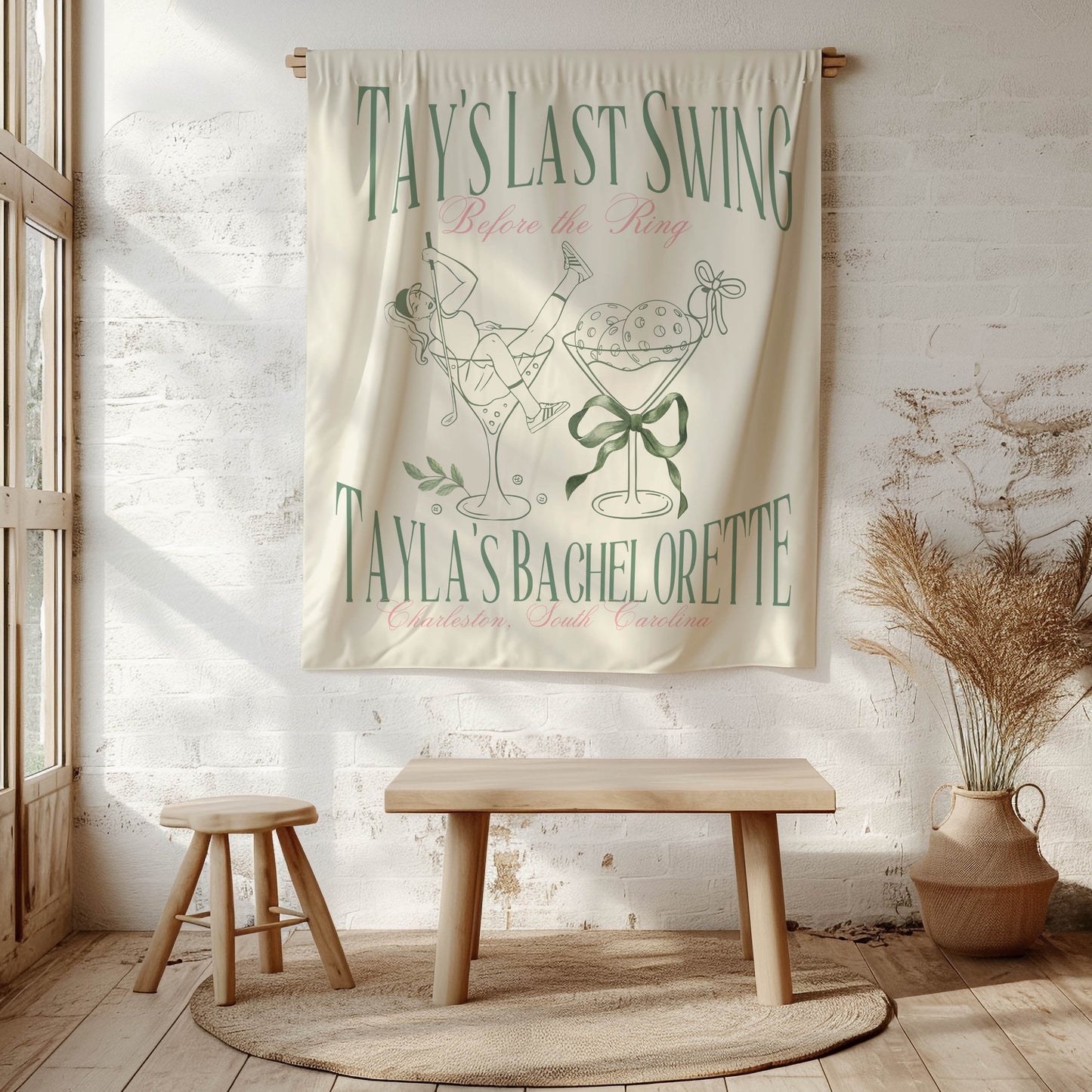 Golf Bachelorette Banner – Custom Bach Décor | #46