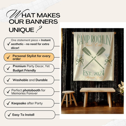 Lake Bachelorette Banner – Custom Bach Décor | #49