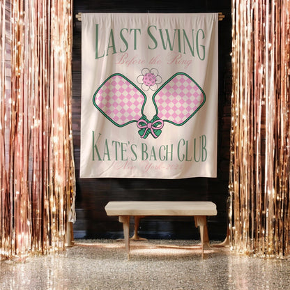 Pickleball Bachelorette Banner – Custom Bach Décor | #50