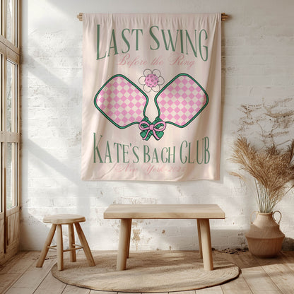 Pickleball Bachelorette Banner – Custom Bach Décor | #50