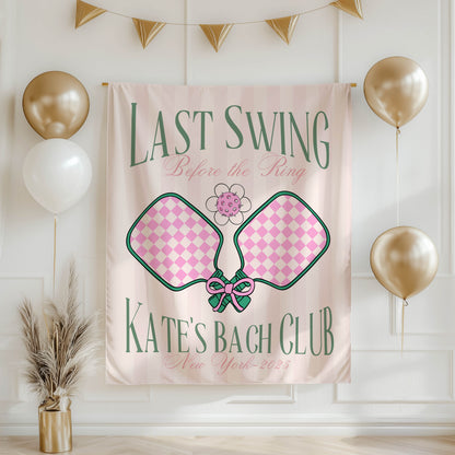 Pickleball Bachelorette Banner – Custom Bach Décor | #50