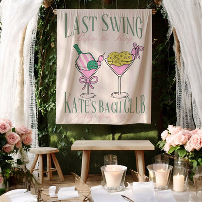 Pickleball Bachelorette Banner – Custom Bach Décor | #51