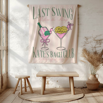 Pickleball Bachelorette Banner – Custom Bach Décor | #51