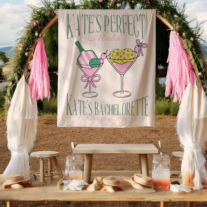 Pickleball Bachelorette Banner – Custom Bach Décor | #51