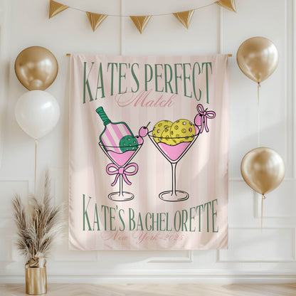 Pickleball Bachelorette Banner – Custom Bach Décor | #51