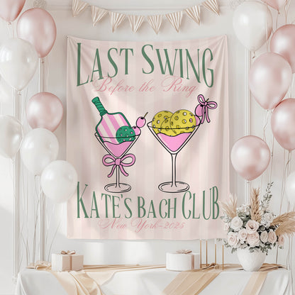 Pickleball Bachelorette Banner – Custom Bach Décor | #51