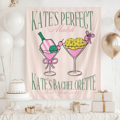 Pickleball Bachelorette Banner – Custom Bach Décor | #51