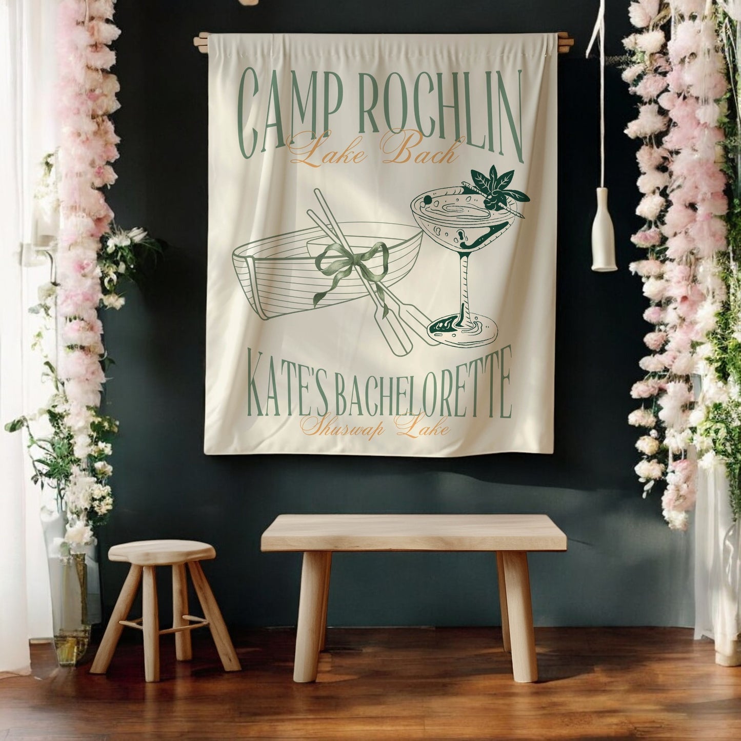 Lake Bachelorette Banner – Custom Bach Décor | #52