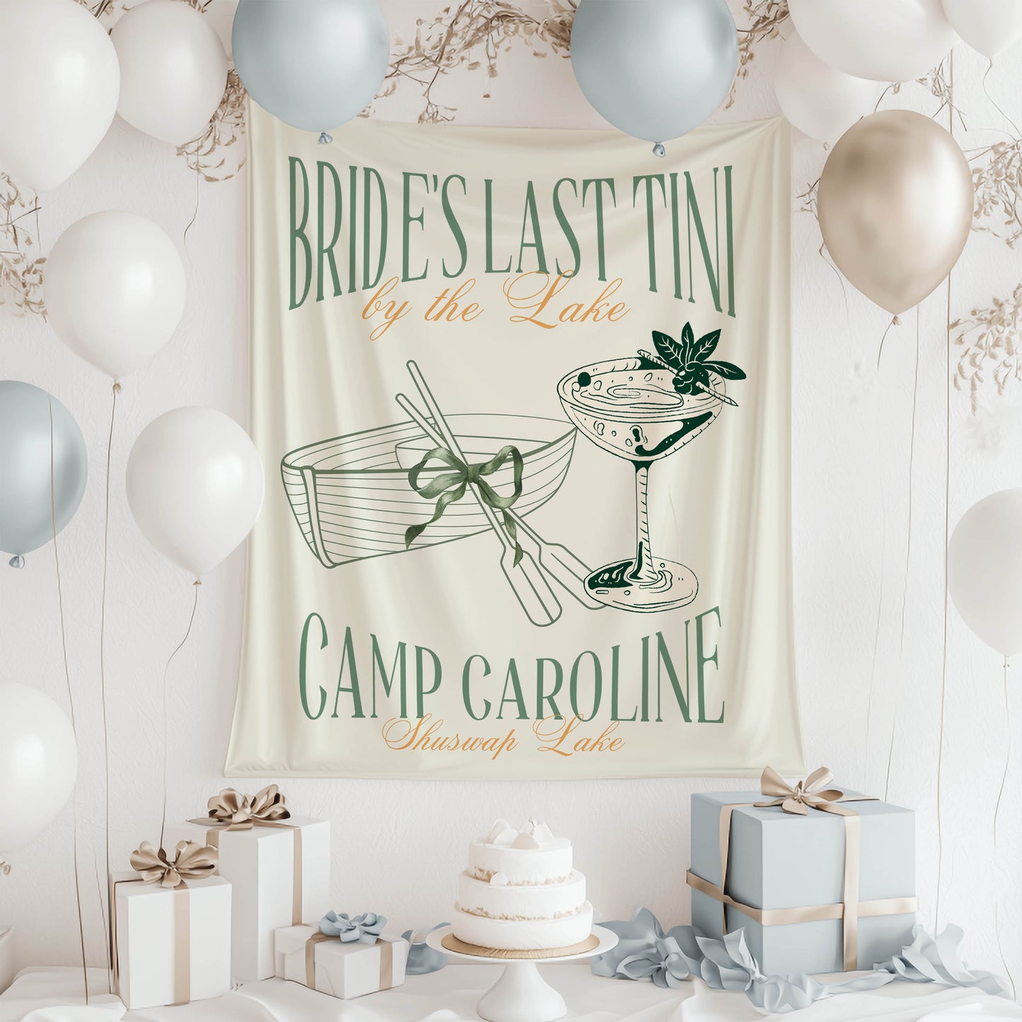 Lake Bachelorette Banner – Custom Bach Décor | #52