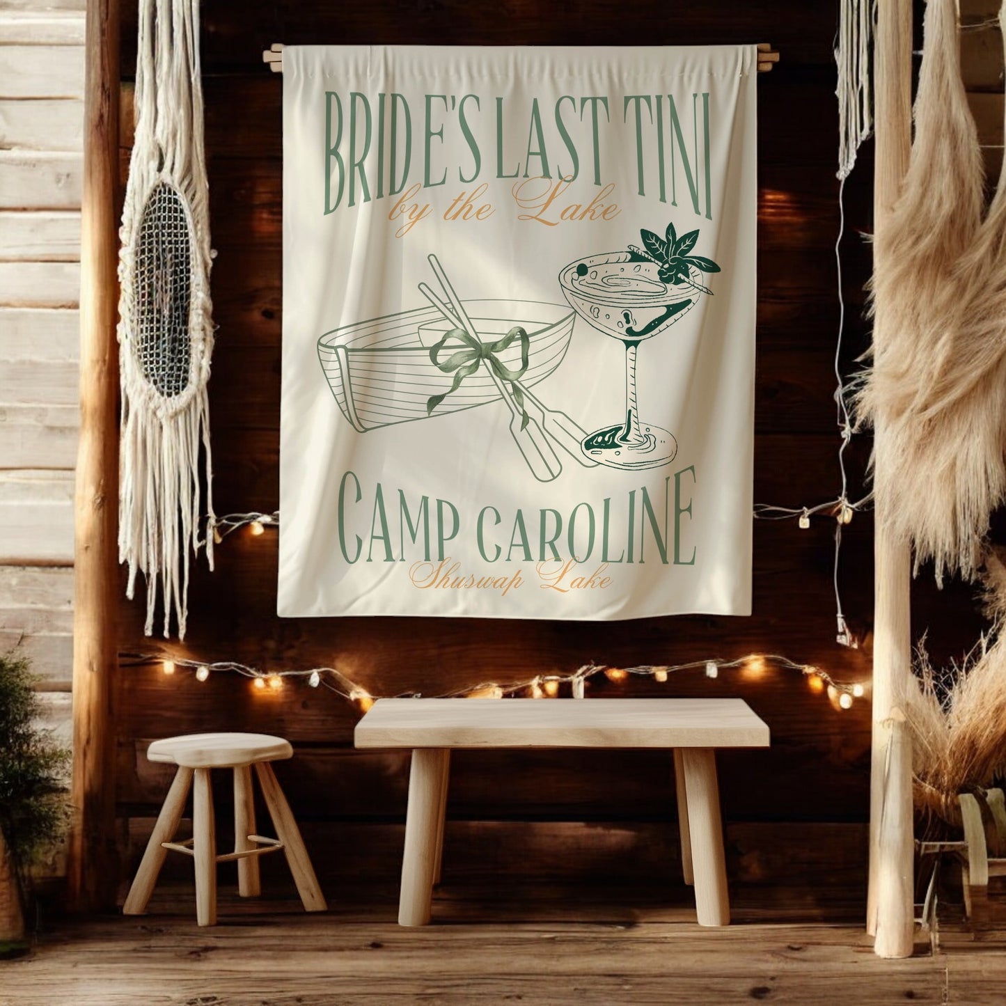Lake Bachelorette Banner – Custom Bach Décor | #52