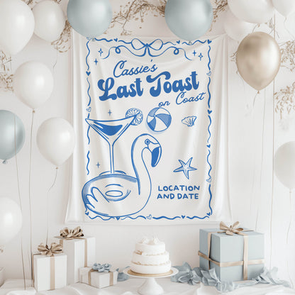 Coastal Bachelorette Banner – Custom Bach Décor | #53