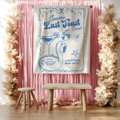 Coastal Bachelorette Banner – Custom Bach Décor | #53