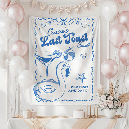 Coastal Bachelorette Banner – Custom Bach Décor | #53