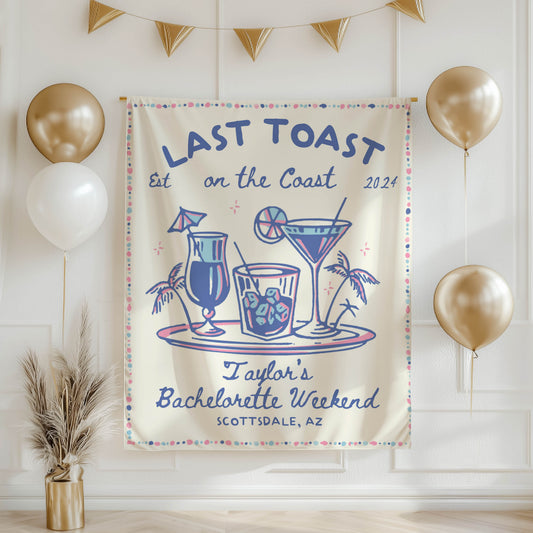 Beach Bachelorette Banner – Custom Bach Décor | #54