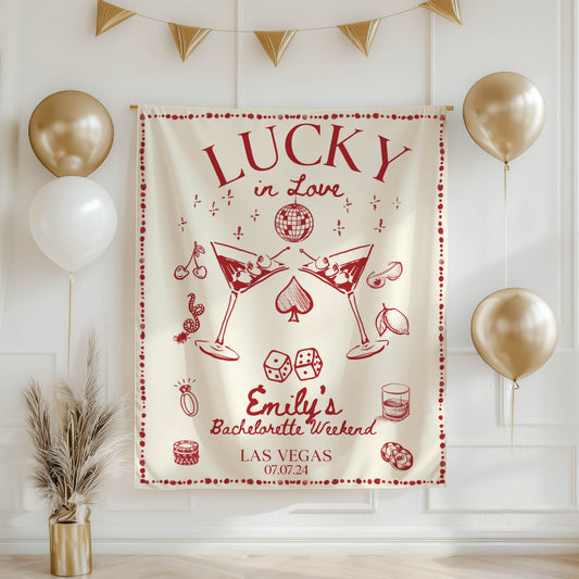 Casino Bachelorette Banner – Custom Bach Décor | #55