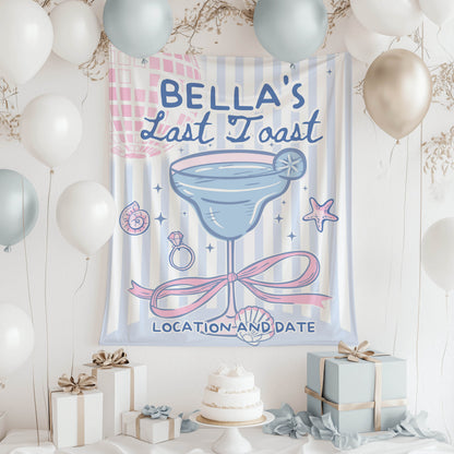 Beach Cocktail Bachelorette Banner – Custom Bach Décor | #56