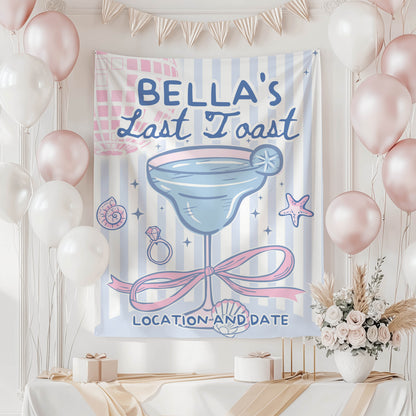 Beach Cocktail Bachelorette Banner – Custom Bach Décor | #56