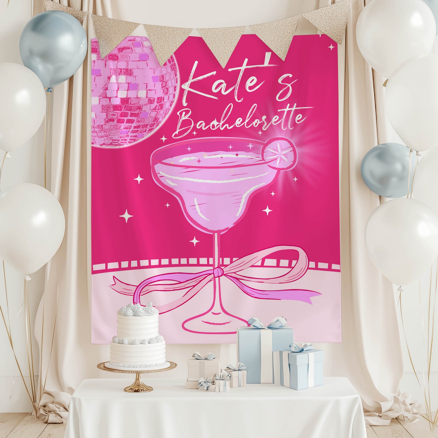 Disco Bachelorette Banner – Custom Bach Décor | #57