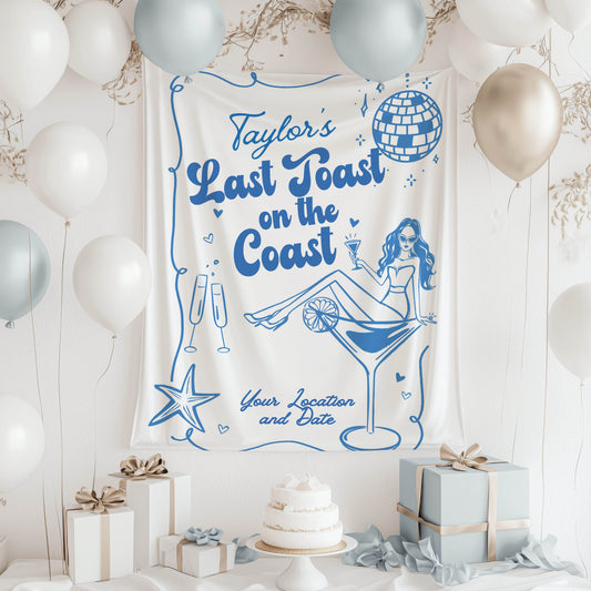 Beach Bachelorette Banner – Custom Bach Décor | #58