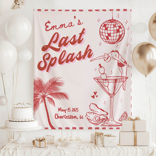 Beach Bachelorette Banner – Custom Bach Décor | #59