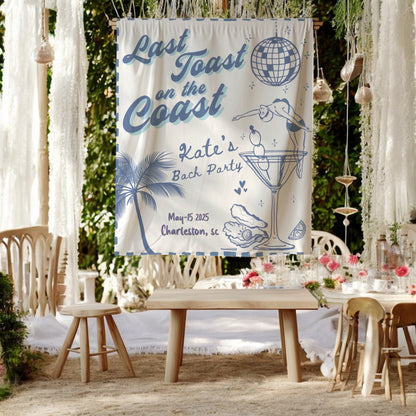 Beach Bachelorette Banner – Custom Bach Décor | #59